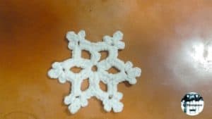 Copo de nieve #2 - Crochet