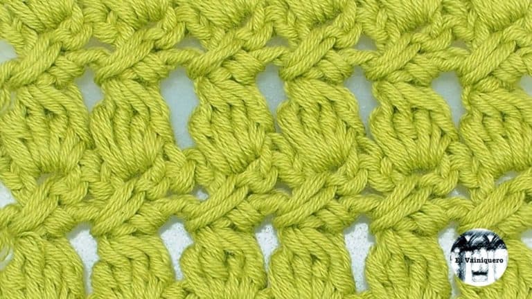 Punto fantasía crochet #2 - Ganchillo
