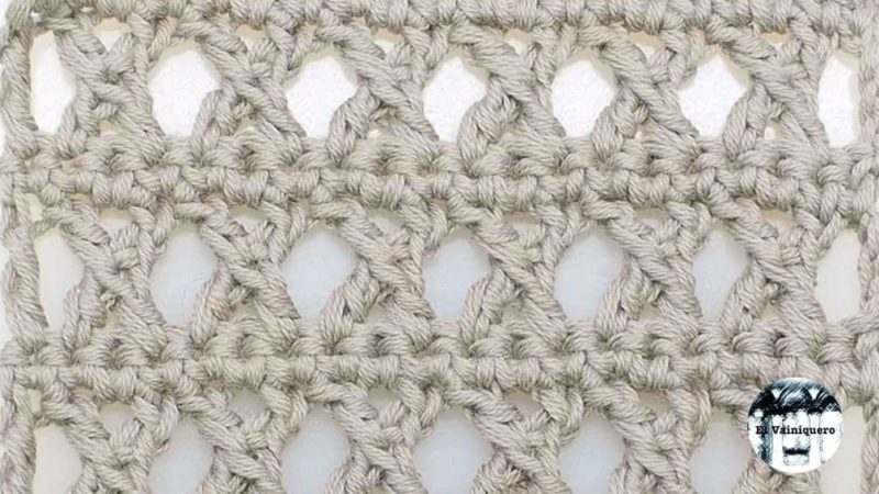 Punto fantasía crochet #3 – Ganchillo