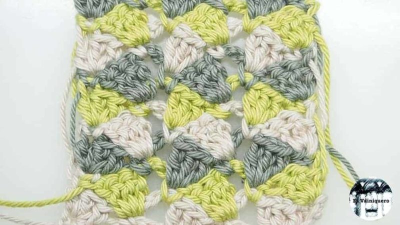 Punto fantasía crochet #4 – Ganchillo