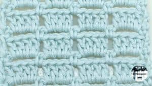 Punto fantasía crochet #8 – Ganchillo