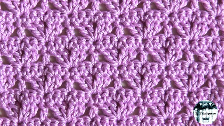Punto fantasía en crochet #19 – Ganchillo